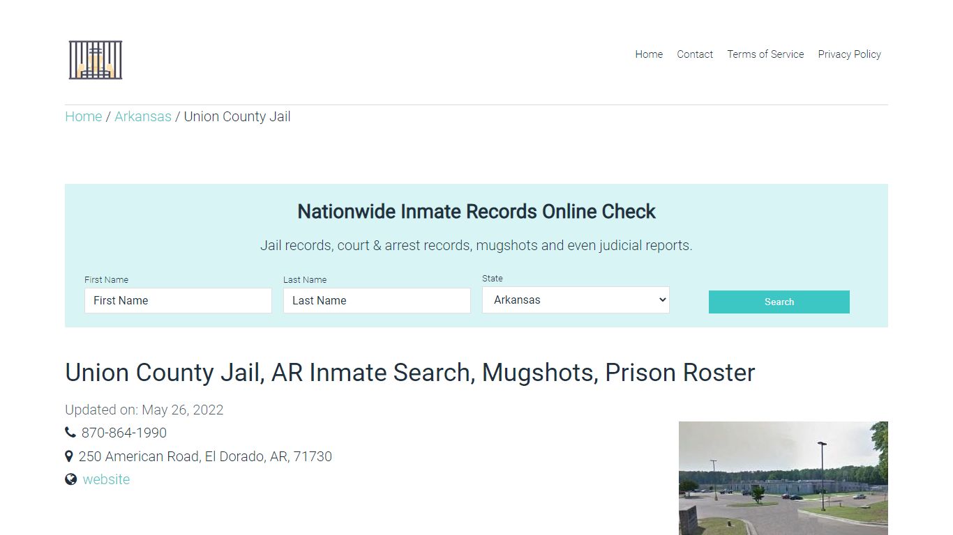 Union County Jail, AR Inmate Search, Mugshots, Prison Roster